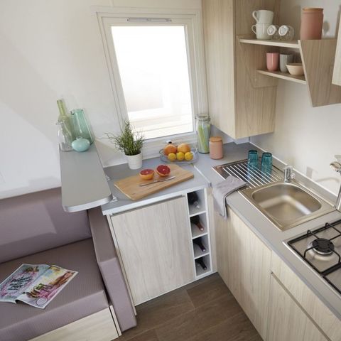 MOBILHOME 6 personnes - 3 chambres - TV + Clim
