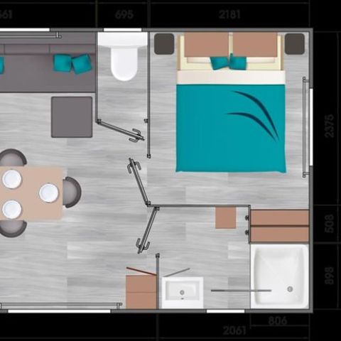 MOBILHOME 6 personnes