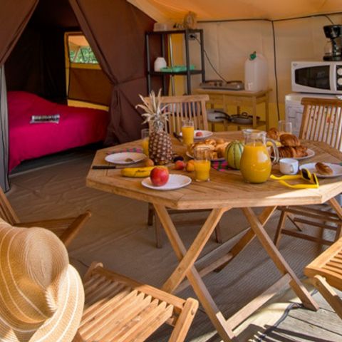 TENTE TOILE ET BOIS 5 personnes - NATURA