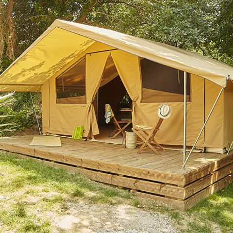 TENTE TOILE ET BOIS 5 personnes - NATURA