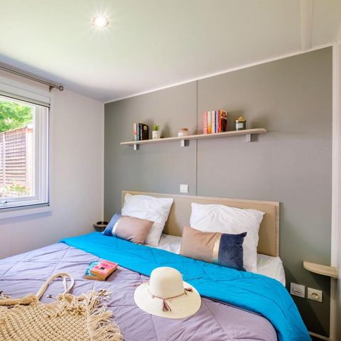 MOBILHOME 6 personnes - Comfort XL | 2 Ch. | 4/6 Pers. | Terrasse surélevée | Clim. | TV