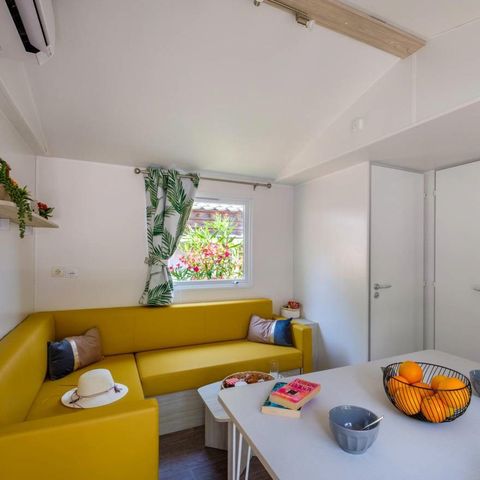 MOBILHOME 6 personnes - Comfort XL | 2 Ch. | 4/6 Pers. | Terrasse surélevée | Clim. | TV