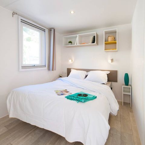 MOBILHOME 6 personnes - Comfort | 2 Ch. | 4/6 Pers. | Terrasse surélevée | Clim. | TV