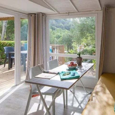 MOBILHOME 6 personnes - Comfort | 2 Ch. | 4/6 Pers. | Terrasse simple | Clim. | TV