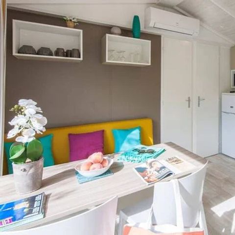 MOBILHOME 6 personnes - Comfort | 2 Ch. | 4/6 Pers. | Terrasse simple | Clim. | TV