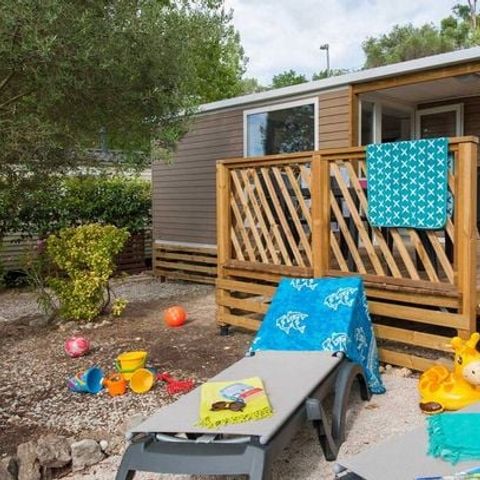 MOBILHOME 6 personnes - Comfort | 2 Ch. | 4/6 Pers. | Terrasse simple | Clim. | TV