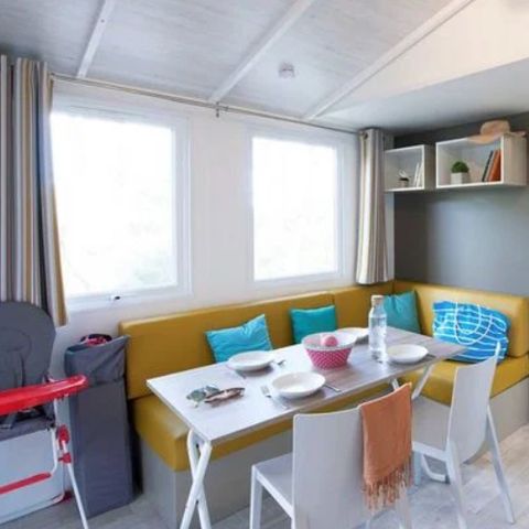 MOBILHOME 6 personnes - Comfort | 3 Ch. | 6 Pers. | Terrasse simple | Clim. | TV