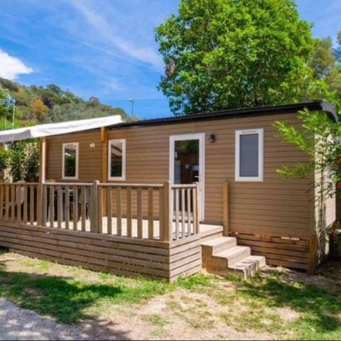 MOBILHOME 6 personnes - Comfort XL | 3 Ch. | 6 Pers. | Terrasse surélevée | Clim. | TV