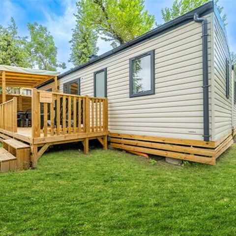 MOBILHOME 6 personnes - Comfort | 3 Ch. | 6 Pers. | Terrasse surélevée | Clim.
