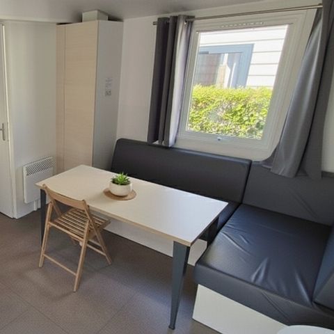 MOBILHOME 6 personnes - Mobil Home Aqua 3 ch 6 pers Terrasse Semi-Couverte TV