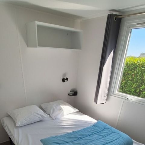 MOBILHOME 6 personnes - Mobil Home Aqua 3 ch 6 pers Terrasse Semi-Couverte TV