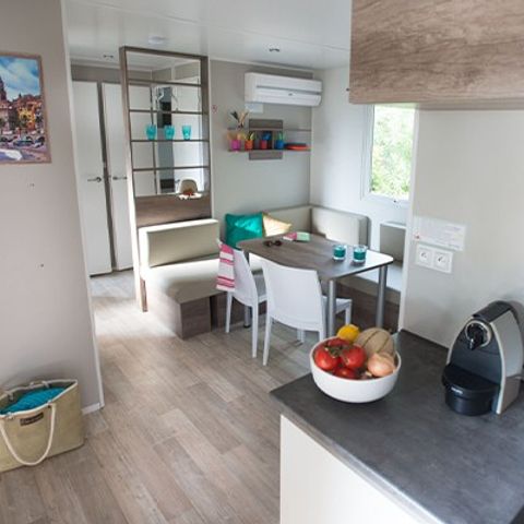 MOBILHOME 6 personnes - Comfort XL | 3 Ch. | 6 Pers. | Terrasse surélevée | Clim.