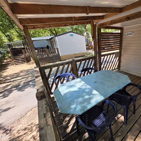 MOBILHOME 4 personnes - Comfort | 2 Ch. | 4 Pers. | Terrasse simple | Clim.