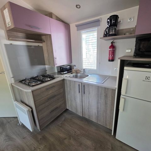 MOBILHOME 4 personnes - Comfort | 2 Ch. | 4 Pers. | Terrasse simple | Clim.