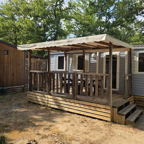MOBILHOME 6 personnes - Comfort | 3 Ch. | 6 Pers. | Terrasse surélevée | Clim.
