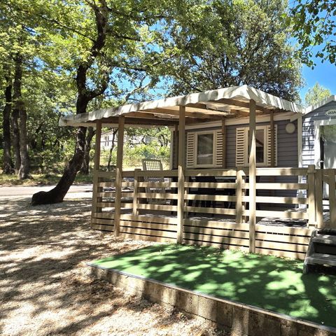 MOBILHOME 6 personnes - Classic | 3 Ch. | 6 Pers. | Terrasse surélevée | Clim.