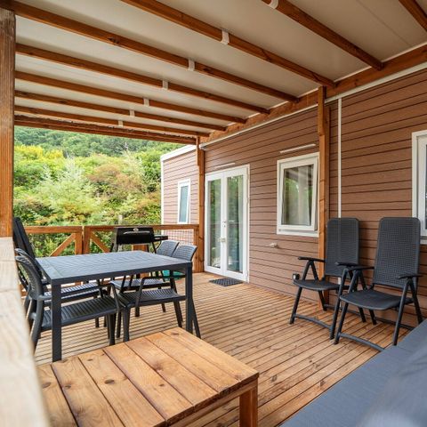 MOBILHOME 6 personnes - Mobil-home | Premium | 3 Ch. | 6 Pers. | Terrasse Lounge | Clim.