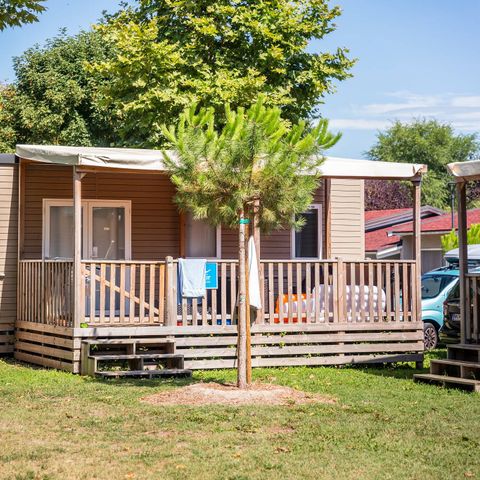 MOBILHOME 6 personnes - Premium | 3 Ch. | 6 Pers. | Terrasse Lounge | Clim.