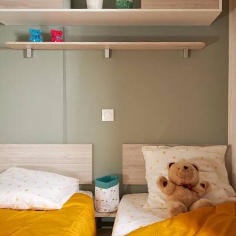 MOBILHOME 6 personnes - Comfort | 3 Ch. | 6 Pers. | Terrasse surélevée | Clim.