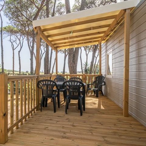 MOBILHOME 6 personnes - Comfort XL | 3 Ch. | 6 Pers. | Terrasse surélevée | Clim.