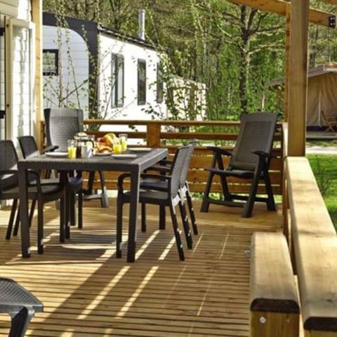 MOBILHOME 4 personnes - Premium | 2 Ch. | 4 Pers. | Terrasse surélevée | Clim.