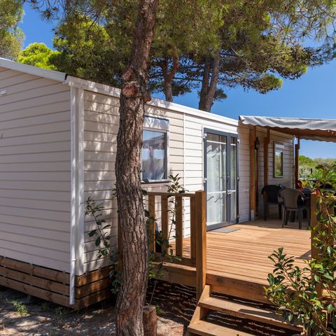 MOBILHOME 6 personnes - Comfort XL | 2 Ch. | 4/6 Pers. | Terrasse surélevée | Clim. | TV