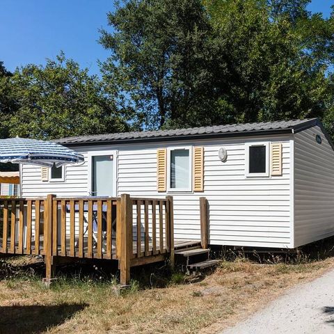 MOBILHOME 6 personnes - Classique | 3 Ch. | 6 Pers. | Terrasse surélevée | 1 SDB | Clim. | TV