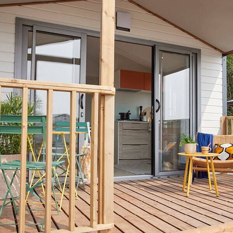 MOBILHOME 6 personnes - Mobil-home | Comfort | 2 Ch. | 4/6 Pers. | Terrasse simple | Clim.