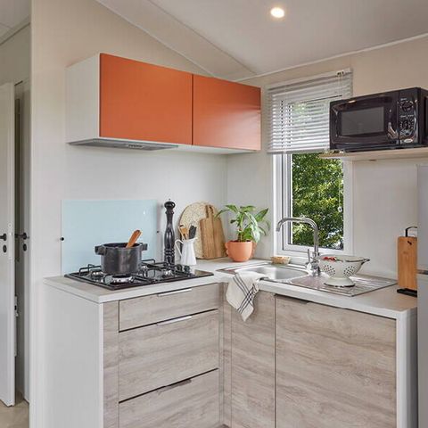 MOBILHOME 6 personnes - Mobil-home | Comfort | 2 Ch. | 4/6 Pers. | Terrasse simple | Clim.