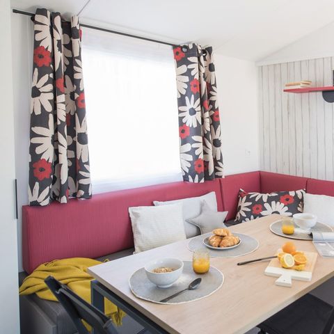 MOBILHOME 6 personnes - 6 Places 3 Chambres (Clim, TV, Lave-Vaisselle)