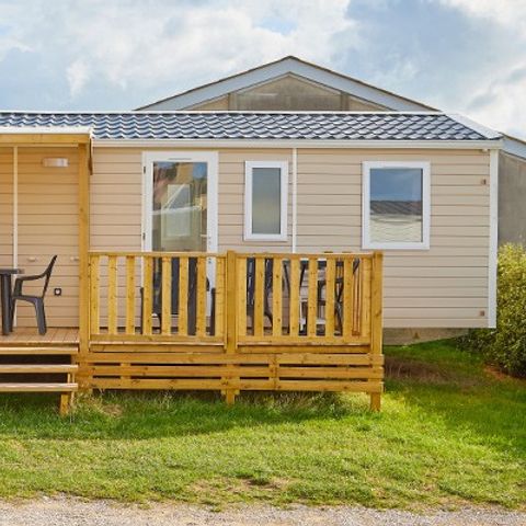 MOBILHOME 6 personnes - Comfort | 3 Ch. | 6 Pers. | Terrasse surélevée | Clim.