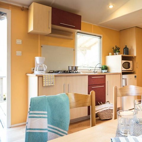 MOBILHOME 6 personnes - Classic | 2 Ch. | 4/6 Pers. | Terrasse surélévée non couverte