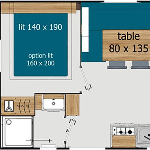 MOBILHOME 6 personnes - Ciela Confort - 3 chambres
