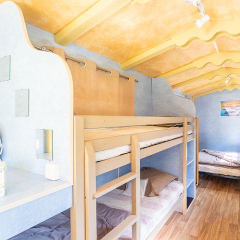 Unique 4 personnes - Roulotte, sans sanitaires 20 m²