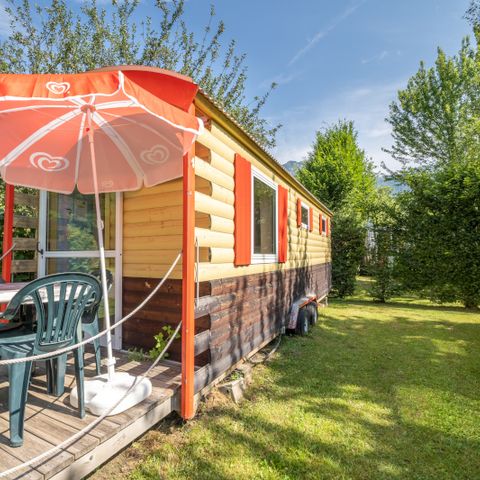 Unique 4 personnes - Roulotte, sans sanitaires 20 m²