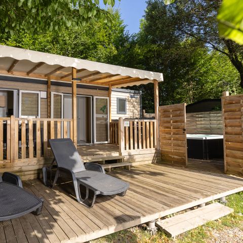 Mobilhome 4 personnes - Ciela Privilège SPA - 2 chambres - Lave-vaisselle, barbecue