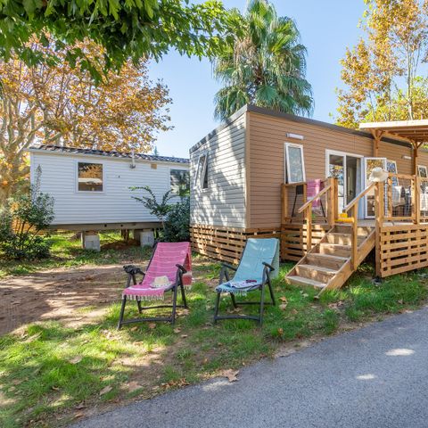 MOBILHOME 6 personnes - Mobil-home | Premium | 3 Ch. | 6 Pers. | Terrasse surélevée | Clim.