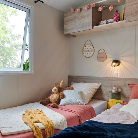 MOBILHOME 6 personnes - Mobil-home | Premium | 3 Ch. | 6 Pers. | Terrasse Lounge | Clim. | TV