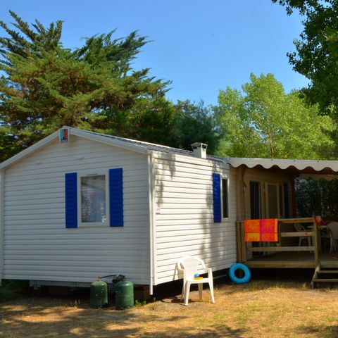 MOBILHOME 6 personnes - Mobil Home 2 ch 4/6 pers Terrasse semi-couverte sans Clim