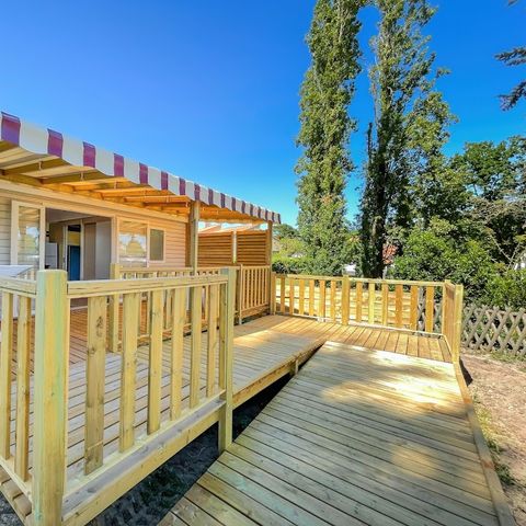 MOBILHOME 4 personnes - RESIDENTIEL ACCÈS PMR 2 chambres 4/6 pers. 