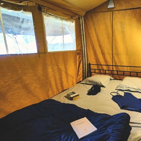 Tente en toile et en bois 5 personnes - LODGE COSY
