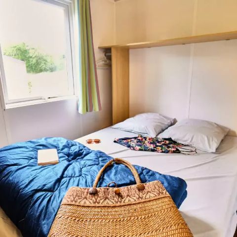 Tente en toile et en bois 4 personnes - Bungalow Toilé 3 Pièces 4 adultes (+ 1 enfant -9 ans) Sans Sanitaire