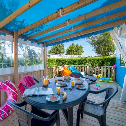 MOBILHOME 8 personnes - QUATTRO + TV + LAVE VAISSELLE