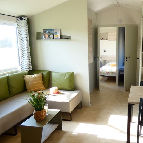 MOBILHOME 6 personnes - Gamme TRIO Premium avec Jacuzzi