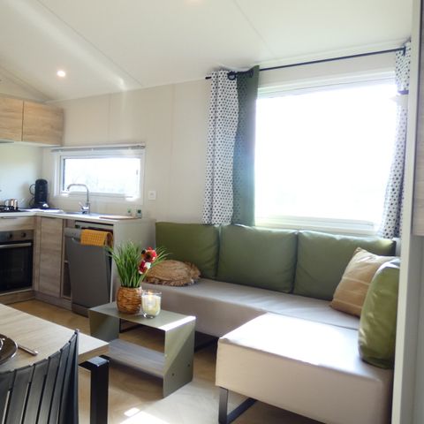 MOBILHOME 6 personnes - Gamme TRIO Premium avec Jacuzzi
