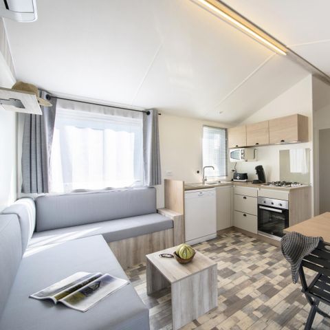 MOBILHOME 6 personnes - Trio Premium 4 Pièces 6 Personnes Jacuzzi + Climatisé + TV