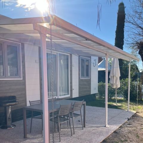 MOBILHOME 4 personnes - SENZA VISTA LAGO 24mq pergolato/terrazzo