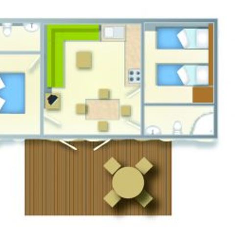 MOBILHOME 5 personnes - BAIA SUPERIOR