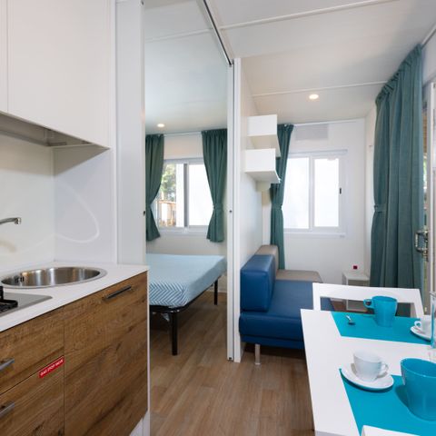 MOBILHOME 2 personnes - VIOLA (inclus : piscine, salle de sport et service plage)