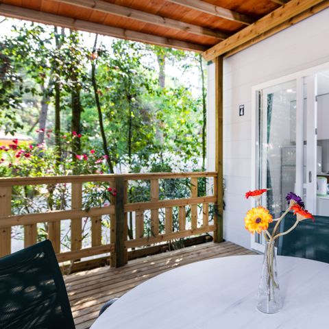MOBILHOME 2 personnes - VIOLA (inclus : piscine, salle de sport et service plage)
